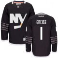 New York Islanders #1 Thomas Greiss Premier Black Third NHL Jersey