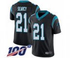 Carolina Panthers #21 Da'Norris Searcy Black Team Color Vapor Untouchable Limited Player 100th Season Football Jersey
