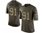 New Orleans Saints #91 Trey Hendrickson Limited Green Salute to Service NFL Jersey