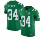 New York Jets #34 Brian Poole Elite Green Rush Vapor Untouchable Football Jersey