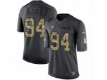 Pittsburgh Steelers #94 Tyson Alualu Limited Black 2016 Salute to Service NFL Jersey