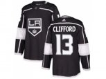 Los Angeles Kings #13 Kyle Clifford Black Home Authentic Stitched NHL Jersey