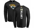 Jacksonville Jaguars #56 Quincy Williams II Black Backer Long Sleeve T-Shirt