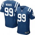 Indianapolis Colts #99 Al Woods Elite Royal Blue Team Color NFL Jersey