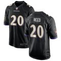 Baltimore Ravens Retired Player #20 Ed Reed Nike Black Vapor Limited Player Jersey