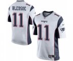 New England Patriots #11 Drew Bledsoe Game White Football Jersey