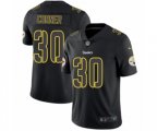 Pittsburgh Steelers #30 James Conner Limited Black Rush Impact NFL Jersey