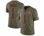 Chicago Bears #1 Cody Parkey Limited Olive 2017 Salute to Service Football Jersey
