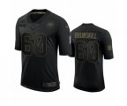 San Francisco 49ers #60 Daniel Brunskill Black 2020 Salute To Service Limited Jersey