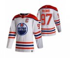 Edmonton Oilers #97 Connor McDavid White 2020-21 Reverse Retro Alternate Hockey Jersey