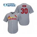 St. Louis Cardinals #30 Tyler Webb Authentic Grey Road Cool Base Baseball Player Jersey