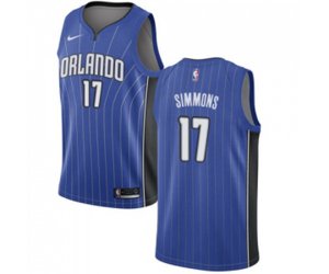Orlando Magic #17 Jonathon Simmons Swingman Royal Blue Road NBA Jersey - Icon Edition
