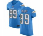 Los Angeles Chargers #99 Jerry Tillery Electric Blue Alternate Vapor Untouchable Elite Player Football Jersey