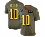 Philadelphia Eagles #10 DeSean Jackson Limited Olive Gold 2019 Salute to Service Football Jersey