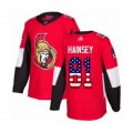 Ottawa Senators #81 Ron Hainsey Authentic Red USA Flag Fashion Hockey Jersey