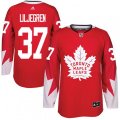 Toronto Maple Leafs #37 Timothy Liljegren Authentic Red Alternate NHL Jersey