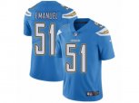 Los Angeles Chargers #51 Kyle Emanuel Vapor Untouchable Limited Electric Blue Alternate NFL Jersey