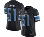 Detroit Lions #51 Jahlani Tavai Limited Black Rush Vapor Untouchable Football Jersey