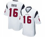 Houston Texans #16 Keke Coutee Game White Football Jersey