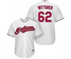 Cleveland Indians #62 Nick Wittgren Replica White Home Cool Base Baseball Jersey