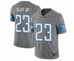 Detroit Lions #23 Darius Slay Jr Limited Steel Rush Vapor Untouchable Football Jersey