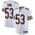 Chicago Bears #53 John Timu White Vapor Untouchable Limited Player NFL Jersey