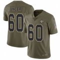 New Orleans Saints #60 Max Unger Limited Olive 2017 Salute to Service NFL Jersey