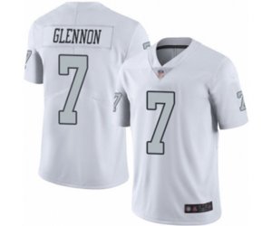 Oakland Raiders #7 Mike Glennon Elite White Rush Vapor Untouchable Football Jersey