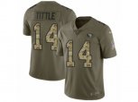 San Francisco 49ers #14 Y.A. Tittle Limited Olive Camo 2017 Salute to Service NFL Jersey