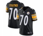 Pittsburgh Steelers #70 Ernie Stautner Black Team Color Vapor Untouchable Limited Player Football Jersey