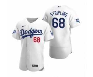 Los Angeles Dodgers Ross Stripling White 2020 World Series Champions Authentic Jersey