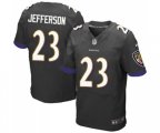 Baltimore Ravens #23 Tony Jefferson Elite Black Alternate Football Jersey
