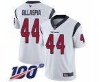Houston Texans #44 Cullen Gillaspia White Vapor Untouchable Limited Player 100th Season Football Jersey