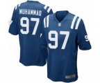 Indianapolis Colts #97 Al-Quadin Muhammad Game Royal Blue Team Color Football Jersey