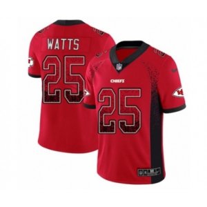 Kansas City Chiefs #25 Armani Watts Limited Red Rush Drift Fashion NFL Jersey