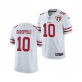 San Francisco 49ers #10 Jimmy Garoppolo White 2021 75th Anniversary Vapor Untouchable Limited Jersey