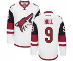 Arizona Coyotes #9 Bobby Hull Authentic White Away Hockey Jersey