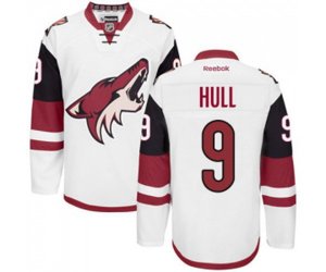Arizona Coyotes #9 Bobby Hull Authentic White Away Hockey Jersey