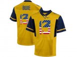2016 US Flag Fashion West Virginia Mountaineers Andrew Buie #13 College Football Limited Jersey - Gold