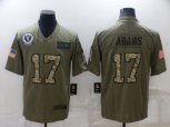 Las Vegas Raiders #17 Davante Adams Olive Camo Salute To Service Limited Stitched Jersey
