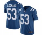 Indianapolis Colts #53 Darius Leonard Royal Blue Team Color Vapor Untouchable Limited Player Football Jersey