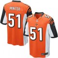 Cincinnati Bengals #51 Kevin Minter Game Orange Alternate NFL Jersey