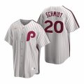 Nike Philadelphia Phillies #20 Mike Schmidt White Cooperstown Collection Home Stitched Baseball Jersey