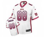 New York Giants #88 Evan Engram Elite White Drift Fashion Football Jersey