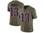 New England Patriots #13 Phillip Dorsett Limited Olive 2017 Salute to Service NFL Jersey