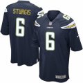 Los Angeles Chargers #6 Caleb Sturgis Game Navy Blue Team Color NFL Jersey