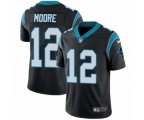 Carolina Panthers #12 DJ Moore Black Team Color Vapor Untouchable Limited Player NFL Jersey