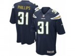 Los Angeles Chargers #31 Adrian Phillips Game Navy Blue Team Color NFL Jersey