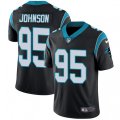 Carolina Panthers #95 Charles Johnson Black Team Color Vapor Untouchable Limited Player NFL Jersey