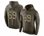 Tampa Bay Buccaneers #69 Demar Dotson Green Salute To Service Pullover Hoodie